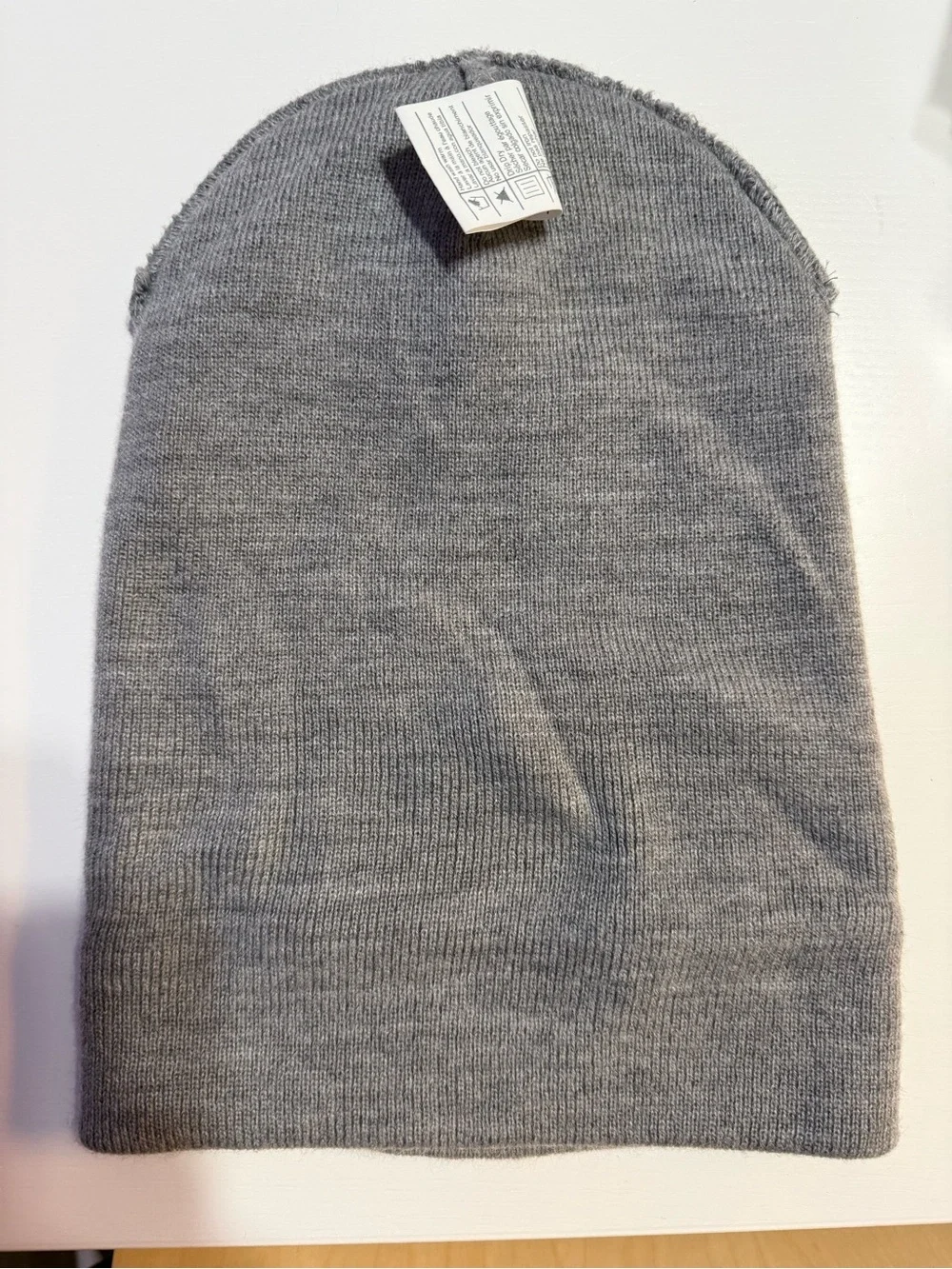 Carhartt Gray Solid Beanie Hat - Knit Style, Unisex Adults, One Size